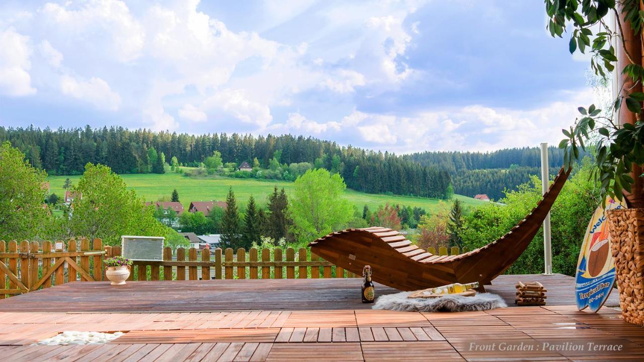 Entire House In Schwarzwald With Mountain View, Private Sauna, Gym, Garden And Terraces Unterkirnach Eksteriør bilde