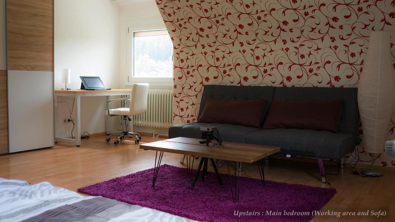 Entire House In Schwarzwald With Mountain View, Private Sauna, Gym, Garden And Terraces Unterkirnach Eksteriør bilde