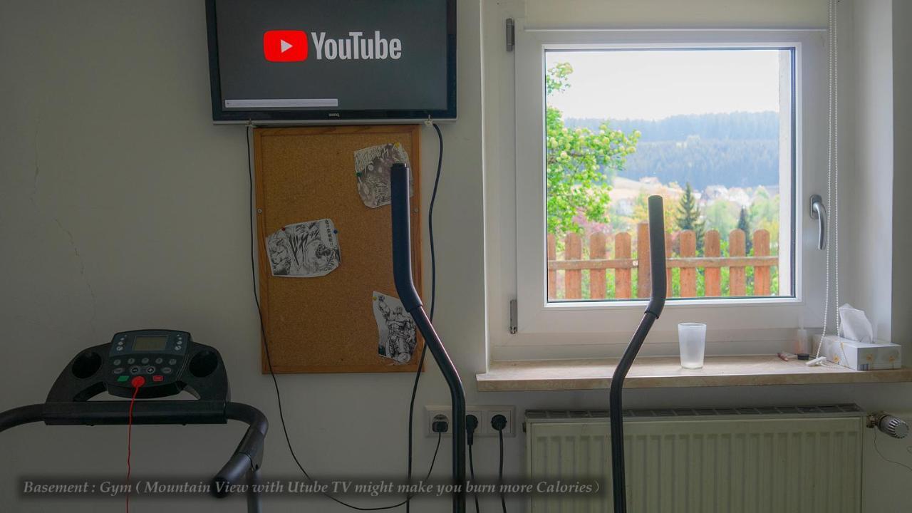 Entire House In Schwarzwald With Mountain View, Private Sauna, Gym, Garden And Terraces Unterkirnach Eksteriør bilde
